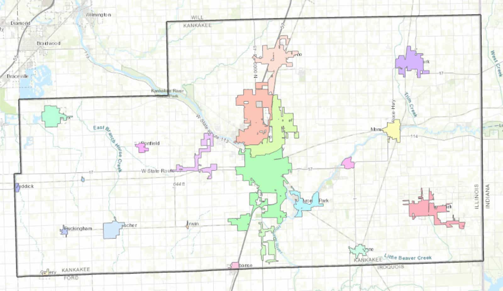 kankakee-county-kankakee-residental-map-without-names